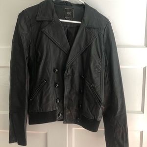 OBEY leather jacket